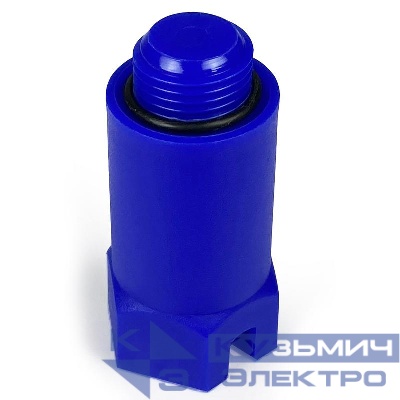 Заглушка длинная 1/2 пластик син. RTP 30374