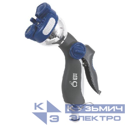 Пистолет-распылитель 4 улучш. реж. металл (12/48) Green Apple Б0003091