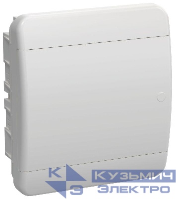 Корпус ЩРВ-П-8 TEKFOR IP41 бел. дверь пластик. IEK TF5-KP13-V-08-41-K01-K01