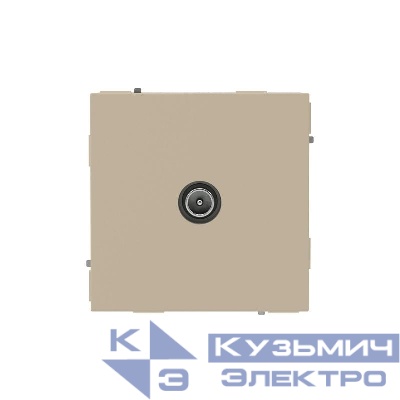 Розетка телевизионная проходная TV KANT ванильн. марципан DKC 7015513