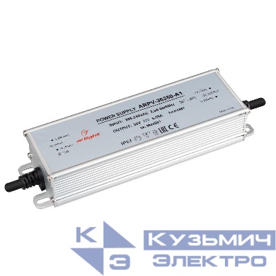 Блок питания ARPV-36250-A1 36В 6.95А 250Вт IP67 металл Arlight 035967