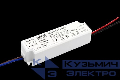 Драйвер 50Вт 24В для светодиодной ленты DONE POWER DL-50W-V24-RAP IP67 118х35х26мм VARTON DL-50W-V24-RAP