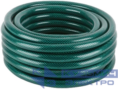 Шланг поливочный трехслойный армированный 3/4дюймх1.5ммх15м зел. КУРС 76307