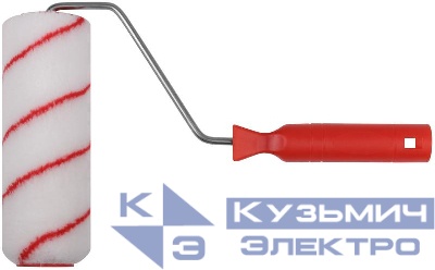 Валик 180мм d40/62мм ворс 11мм стержневая система полиакрил. КУРС 02516