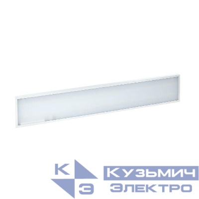Светильник светодиодный ДВО 4114-L 36Вт 6500К 1195х180х19 опал EKF LPL-4114-L-36-6500