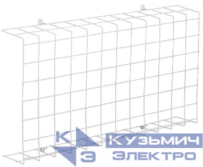 Решетка защитная для LED ДВО 690х370х95мм бел. IEK LT-DVO0D-R-0690-K01
