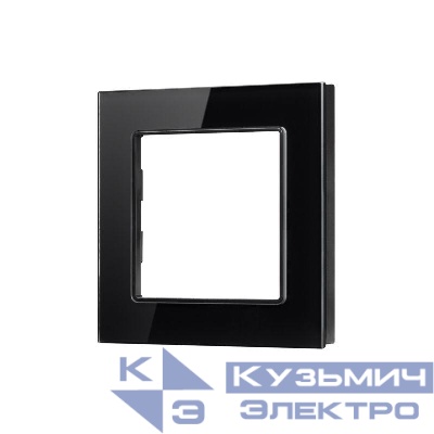 Рамка стеклянная FRM-GLARE-GS-1-BK Arlight 043787