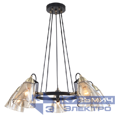 Люстра Cathy 5106-305 5хE14 40Вт лофт-кантри Rivoli Б0055513
