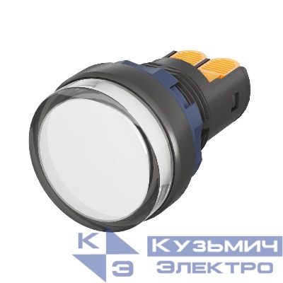 Индикатор сигнальный со встроенным диодом 9-24В бел. DKC M22L-F24WPP