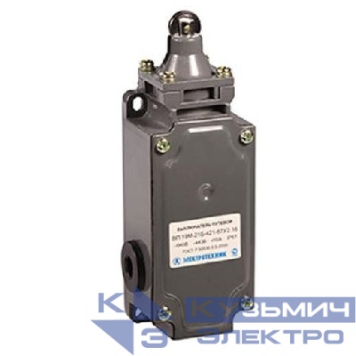 Выключатель путевой ВП-19 21Б421-67У2.15 1НО+3НЗ 10А IP67 толкатель с роликом A8014-80085213