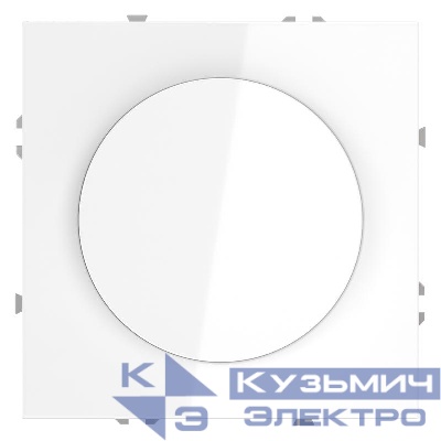 Светорегулятор поворотно-нажимной СП S70 600Вт механизм бел. глянцевый Voltum VLS070301