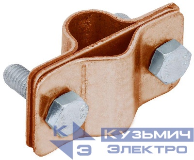 Зажим соединительный паралл. пруток-стержень медь IEK ZCC94-50-1-18