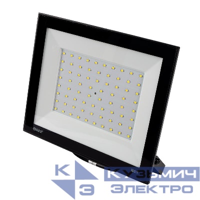 Прожектор светодиодный СДО-20 100Вт 6500К IP65 230В BL ДО прозр. закален. стекло ФАZА 5047341