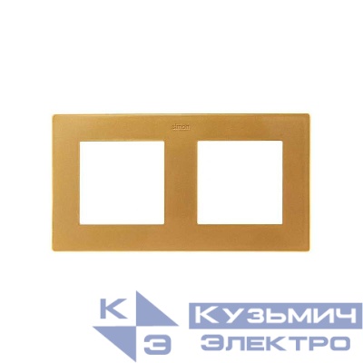 Рамка 2-м Simon24 зол. Simon 2400620-166