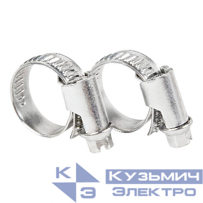 Хомут стальной червячный 12-20 (Россия) Rexant 07-0612