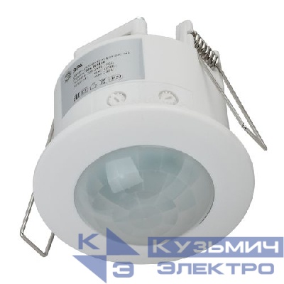 Датчик движения MD 018 бел. 1200Вт 360 гр. 6М IP20 (501050) бел. Эра Б0043795