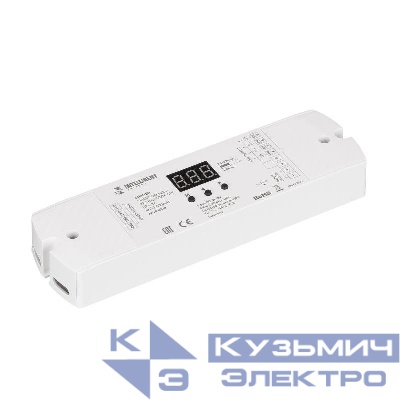 Диммер SMART-DALI-204-72-SH-DT6/DT8-SUF (12-48В 4х150-500мА) IP20 пластик INTELLIGENT ARLIGHT 038543