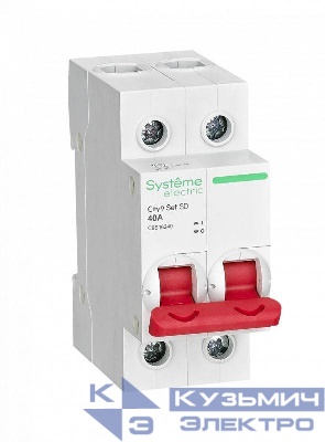 Выключатель нагрузки 2п 40А 400В City9 Set SE C9S16240