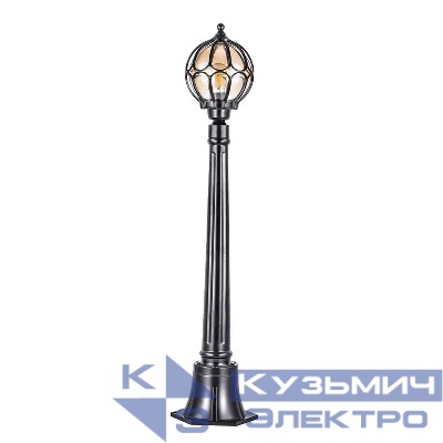 Светильник PL3806 60Вт E27 IP44 230В садово-парковый черн. FERON 06347