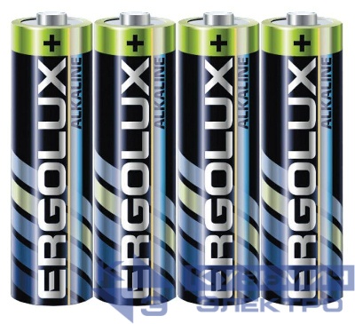 Элемент питания AA/LR6 1.5В Alkaline SR4 (блист.4шт) Ergolux 14282