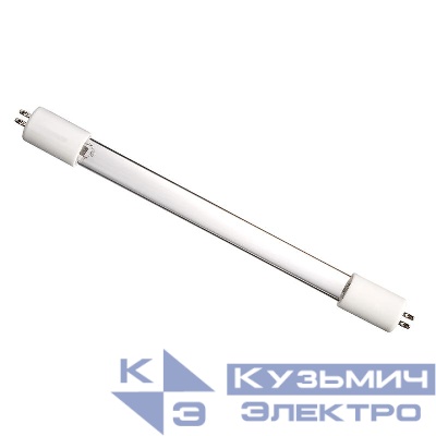 Лампа бактерицидная ультрафиолетовая EFL-T5-8/UVCB/G5/CL спектр UVC 253.7нм. картон Uniel UL-00007281