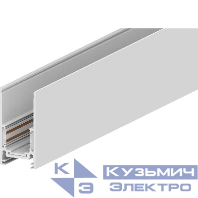 Шинопровод для низковольтных трековых светильников бел. 1м накладной/подвесной CABM1000 FERON 41960