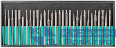 Шарошка усиленная сталь с алмазным напылением штифт 3мм 30шт FIT 36486