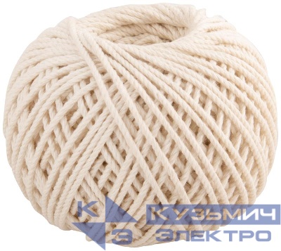 Шпагат хлопковый 1200 текс 50м FIT 68235