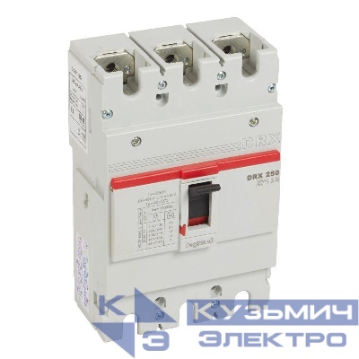 Выключатель автоматический 3п 250А 18кА DRX250 термомагнитн. расцеп. Leg 027105