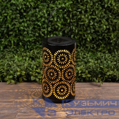 Светильник садовый ERASF22-34 "Марокко" 19см уличный на солнечн. батареях Эра Б0053386