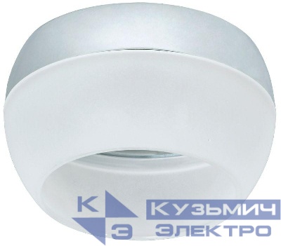 Светильник 4010 накладной потолочный под лампу GX53 хром IEK LT-UPB0-4010-GX53-1-K23