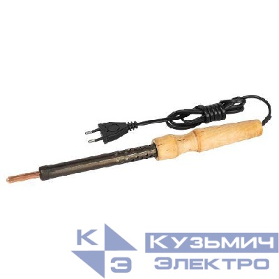 Паяльник ЭПЦН с деревянной рукояткой 230В 80Вт Россия Эра Б0061033