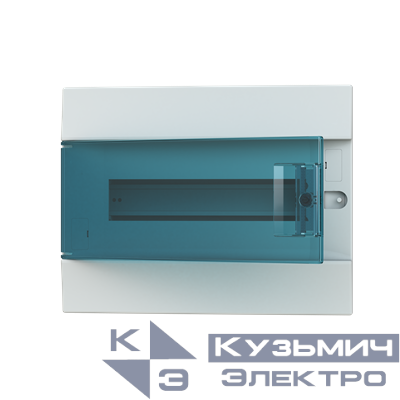 Бокс в нишу Mistral41 12М зеленая дверь (с клемм) ABB 1SLM004101A1203
