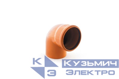 Отвод НК ПП 110х87 рыж. RTP 36653