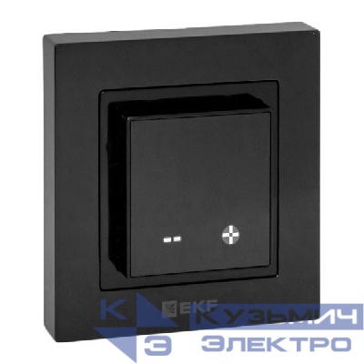 Термостат электронный 16А 230В для теплых полов черн. EKF ett-10b