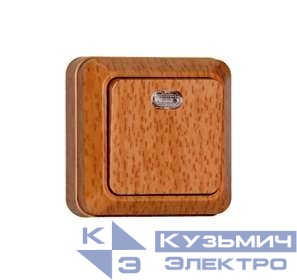 Переключатель проходной 1-кл. ОП Олимп 10А IP20 с подсветкой (еврослот) бук UNIVersal 7946703