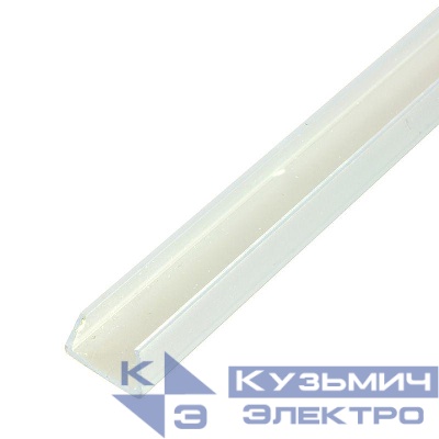 Короб прозрачный П-образ. пластик бел. (1м) NEON-NIGHT 104-411