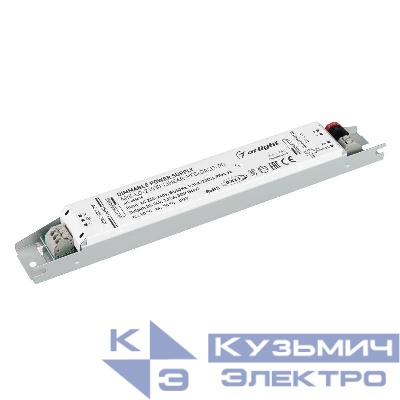 Блок питания ARV-LG-24030-LINEAR-PFC-DALI2-PD 24В 1.25А 30Вт IP20 метал. Arlight 049479