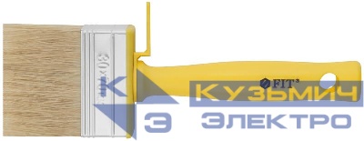 Макловица натуральная светлая щетина пластиковый корпус полая ручка "мини" 30х70мм FIT 01641