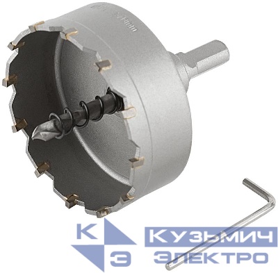 Коронка кольцевая с карбидными вставками Профи 70мм для отверст. в нерж. стали FIT 36855