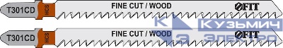 Полотно по дереву HCS шлифованные под свободным углом зубья 116/91/3мм (T301CD) (уп.2шт) FIT 40951