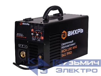 Инвертор сварочный полуавтомат. ИСА-180 MIG 5в1 PRO Вихрь 65/184