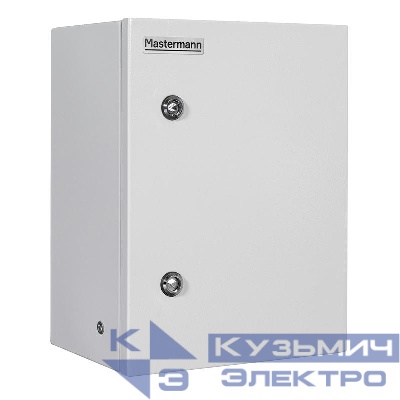 Шкаф монтажный 300x400x150мм IP66 12У Mastermann 00-01020310