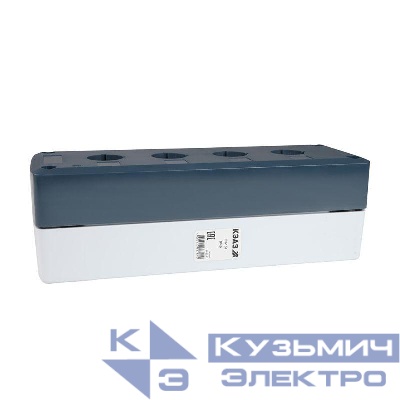 Корпус кнопочного поста КП-104 сер. 4 отв. IP40 КЭАЗ КЭАЗ 362241