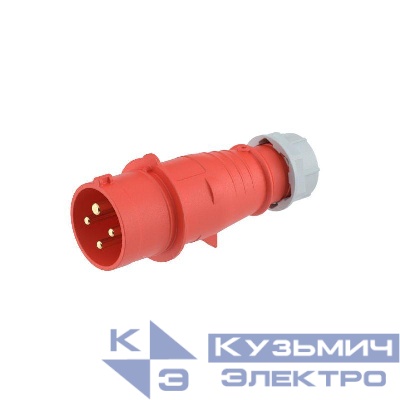 Вилка эл. каб. 32А 3P+E 400В IP44 DKC DIS2133236
