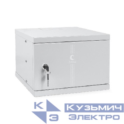 Шкаф телекоммуникационный настенный WSC-4Um 10дюйм 4U 326х300х225мм дверь метал. Cabeus 7789c