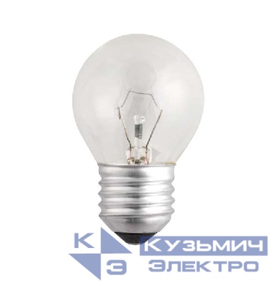 Лампа накаливания P45 240V 40W E27 clear JazzWay 3320263