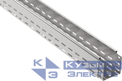 Лоток листовой перфорир. 150х100 L3000 сталь 0.8мм IEK CLP10-100-150-3