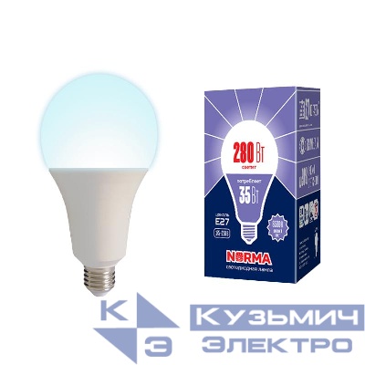 Лампа светодиодная LED-A95-35W6500K/E27/FR/NR Norma 35Вт матовая 6500К холод. бел. E27 (упак. картон) Volpe UL-00005609