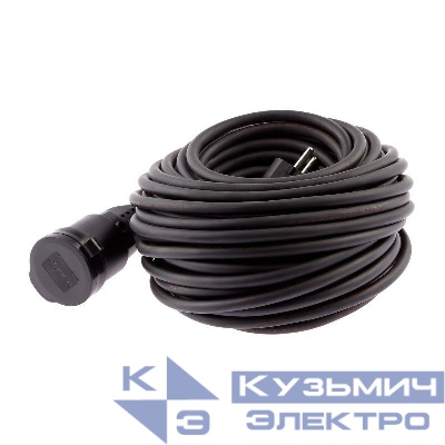 Удлинитель-шнур 1х20м с заземл. 16А IP44 UPx-1e-3х1.5-20m-IP44(KG) КГ 3х1.5 (бухта) Эра Б0050858